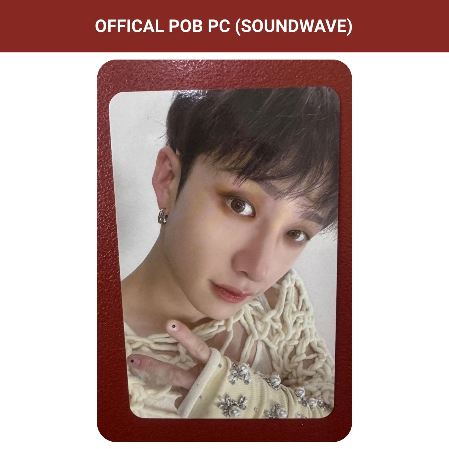 Stray Kids Bangchan '' Rock Star '' Soundwave POB PC