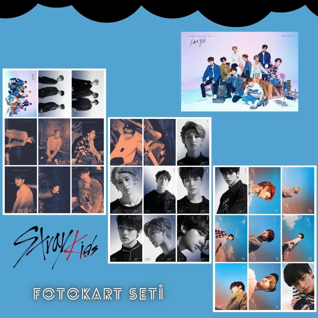 STRAY KIDS '' I am You '' Fotokart Seti