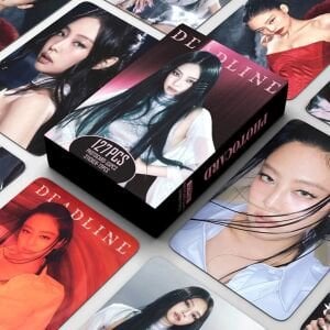 BLACKPINK Jennie '' Deadline '' Çift Yön Baskılı Lomo Card Seti (55 Pcs)