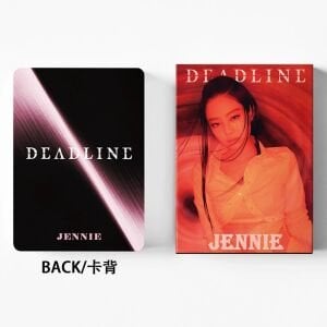 BLACKPINK Jennie '' Deadline '' Çift Yön Baskılı Lomo Card Seti (55 Pcs)