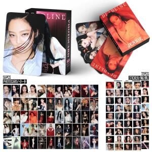 BLACKPINK Jennie '' Deadline '' Çift Yön Baskılı Lomo Card Seti (55 Pcs)