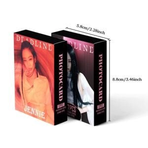 BLACKPINK Jennie '' Deadline '' Çift Yön Baskılı Lomo Card Seti (55 Pcs)