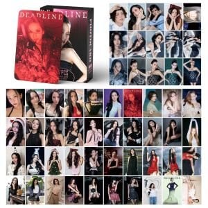 BLACKPINK Jisoo '' Deadline '' Çift Yön Baskılı Lomo Card Seti (55 Pcs)