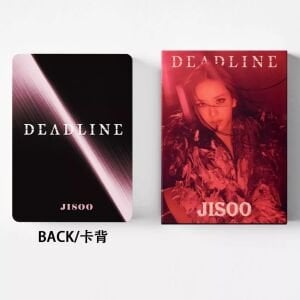 BLACKPINK Jisoo '' Deadline '' Çift Yön Baskılı Lomo Card Seti (55 Pcs)