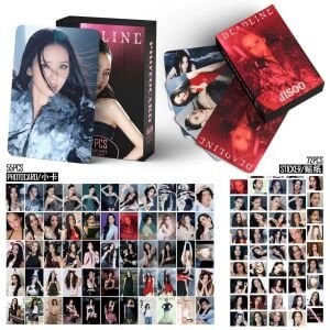 BLACKPINK Jisoo '' Deadline '' Çift Yön Baskılı Lomo Card Seti (55 Pcs)