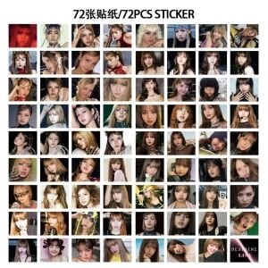 BLACKPINK Lisa '' Deadline '' Çift Yön Baskılı Lomo Card Seti (55 Pcs)