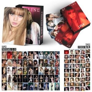BLACKPINK Lisa '' Deadline '' Çift Yön Baskılı Lomo Card Seti (55 Pcs)