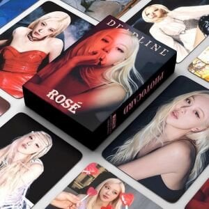 BLACKPINK Rose '' Deadline '' Çift Yön Baskılı Lomo Card Seti (55 Pcs)