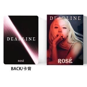 BLACKPINK Rose '' Deadline '' Çift Yön Baskılı Lomo Card Seti (55 Pcs)