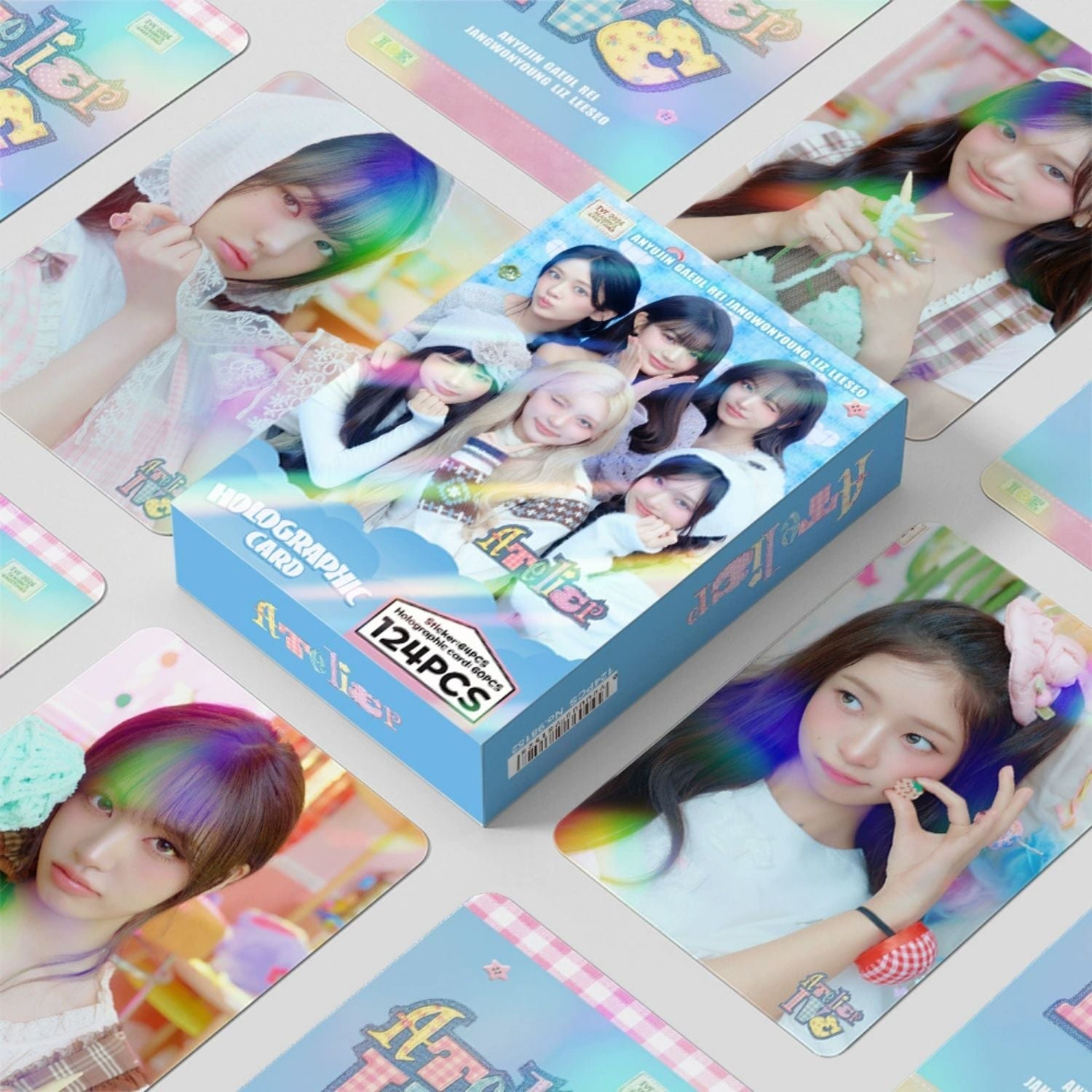 IVE '' Atelier '' Çift Yön Baskılı / Hologramlı Lomo Card Seti (60 Pcs)