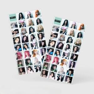ILLIT '' Not Cute Anymore '' Çift Yön Baskılı / Hologramlı Lomo Card Seti (60 Pcs)
