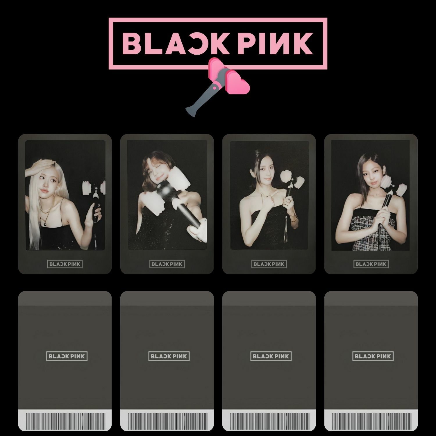 BLACKPINK '' Light Stick Ver.2 '' POB Photocards