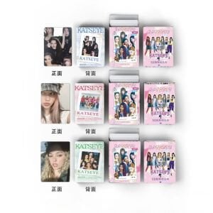 KATSEYE  Çift Yön Baskılı Lomo Card Seti (50 Pcs)