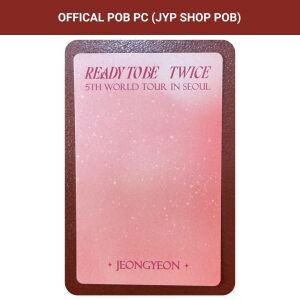 TWICE Jeongyeon '' 5th World Tour Ready To Be in Seoul DVD  '' JYP Shop POB PC