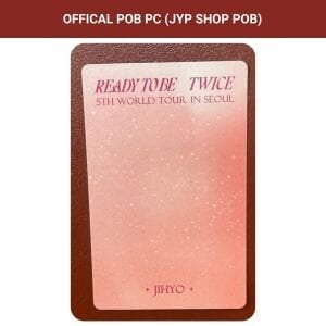 TWICE Jihyo '' 5th World Tour Ready To Be in Seoul DVD  '' JYP Shop POB PC