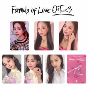 TWICE Tzuyu '' Formula of Love '' Albüm Kart Seti