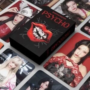 BABYMONSTER '' Psycho '' Çift Yön Baskılı Lomo Card Seti (55 Pcs)