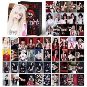 BABYMONSTER '' Psycho '' Çift Yön Baskılı Lomo Card Seti (55 Pcs)
