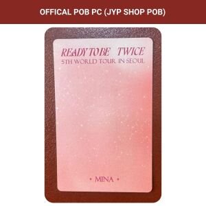 TWICE Mina '' 5th World Tour Ready To Be in Seoul DVD '' JYP Shop