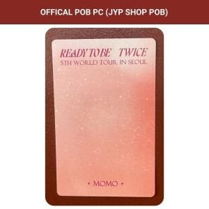 TWICE Momo '' 5th World Tour Ready To Be in Seoul DVD  '' JYP Shop POB PC