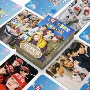 LNGSHOT '' Stickers '' Çift Yön Baskılı Lomo Card Seti (60 Pcs)
