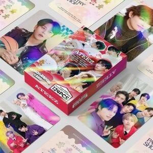 ATEEZ '' Pastry Shop '' Çift Yön Baskılı Hologramlı Lomo Card Seti (60 Pcs)