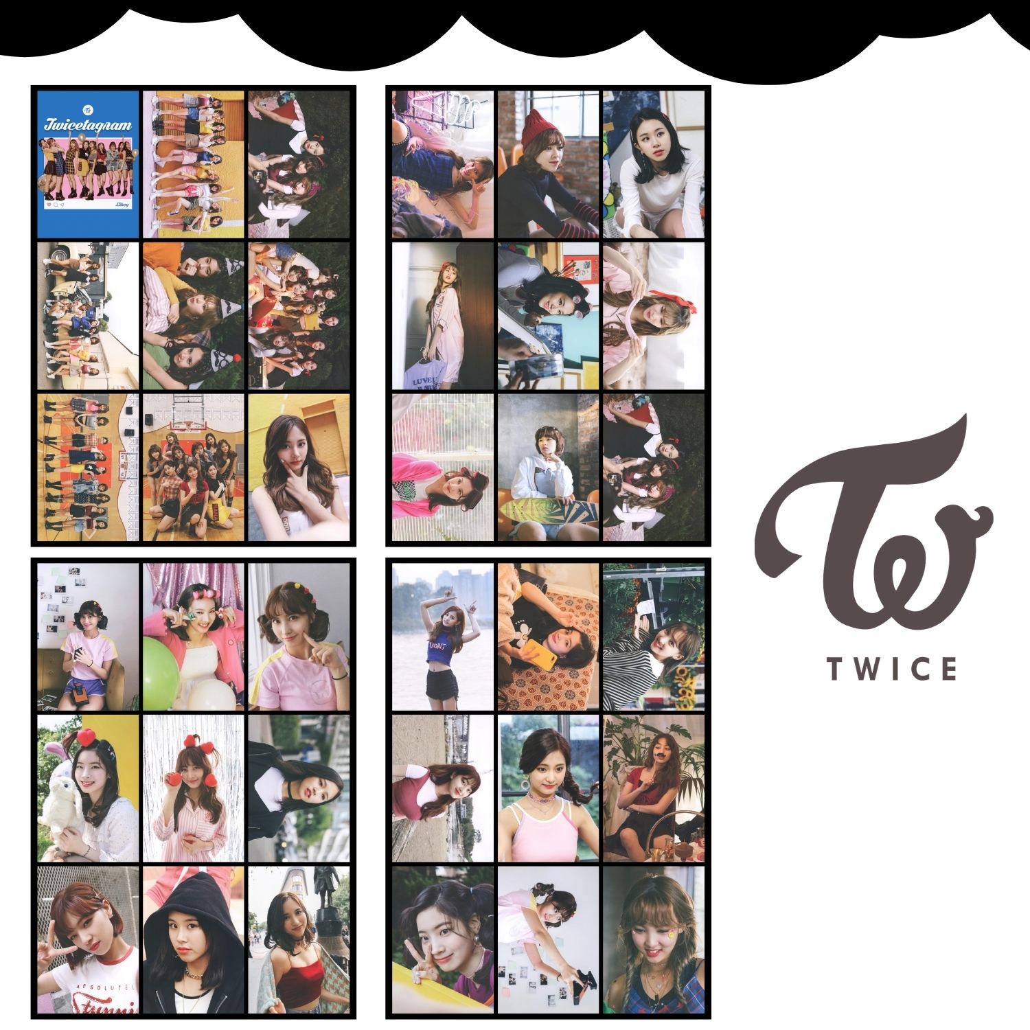 TWICE '' TWICEtagram '' Fotokart Seti
