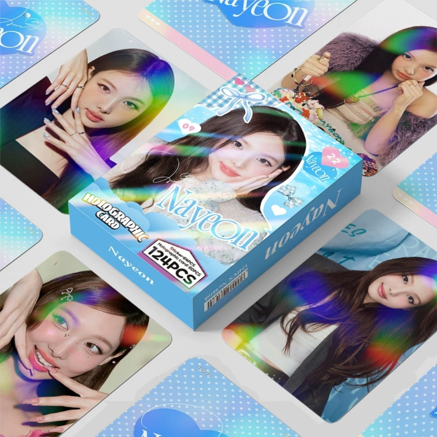 TWICE '' Nayeon '' Çift Yön Baskılı Hologramlı Lomo Card Seti (60 Pcs)