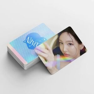 TWICE '' Nayeon '' Çift Yön Baskılı Hologramlı Lomo Card Seti (60 Pcs)