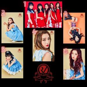 RED VELVET '' Rookie '' Grup ve Üye Posterleri
