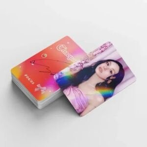 TWICE '' Chaeyoung '' Çift Yön Baskılı Hologramlı Lomo Card Seti (60 Pcs)