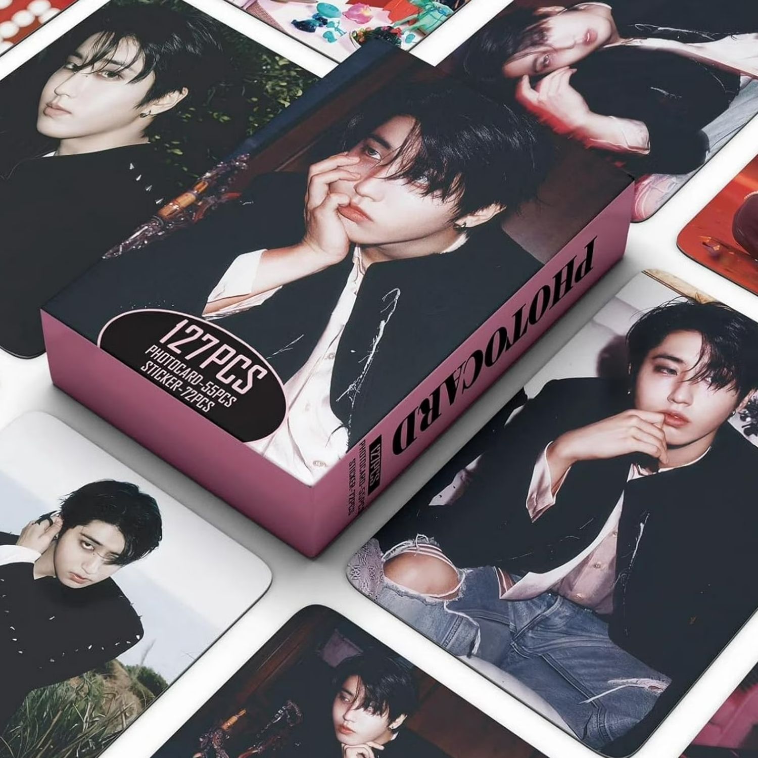 STRAY KIDS Han '' DO IT '' Çift Yön Baskılı Lomo Card Seti (55 Pcs)