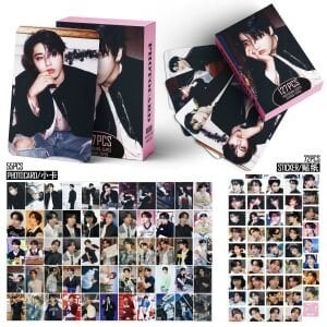 STRAY KIDS Han '' DO IT '' Çift Yön Baskılı Lomo Card Seti (55 Pcs)