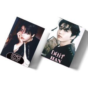 STRAY KIDS Han '' DO IT '' Çift Yön Baskılı Lomo Card Seti (55 Pcs)