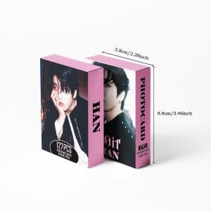 STRAY KIDS Han '' DO IT '' Çift Yön Baskılı Lomo Card Seti (55 Pcs)