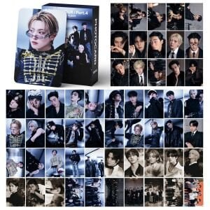 ATEEZ '' Golden Hour : Part 4 '' Çift Yön Baskılı Lomo Card Seti (55 Pcs)