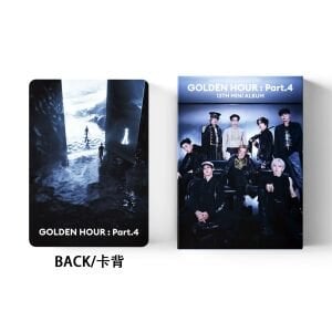 ATEEZ '' Golden Hour : Part 4 '' Çift Yön Baskılı Lomo Card Seti (55 Pcs)