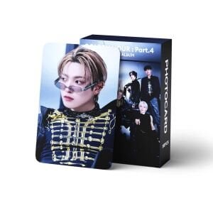 ATEEZ '' Golden Hour : Part 4 '' Çift Yön Baskılı Lomo Card Seti (55 Pcs)