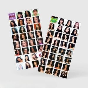 KATSEYE '' 2026 Season's Greetings '' Çift Yön Baskılı Hologramlı Lomo Card Seti (60 Pcs)