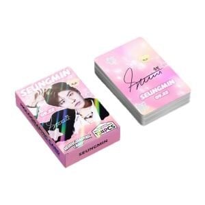 STRAY KIDS '' Seungmin '' Çift Yön Baskılı Hologramlı Lomo Card Seti (60 Pcs)