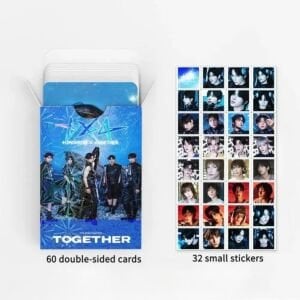 TXT '' The Star Chapter : TOGETHER '' Çift Yön Baskılı Lomo Card Seti (60 Pcs)