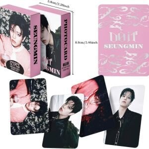 STRAY KIDS Seungmin '' DO IT '' Çift Yön Baskılı Lomo Card Seti (55 Pcs)