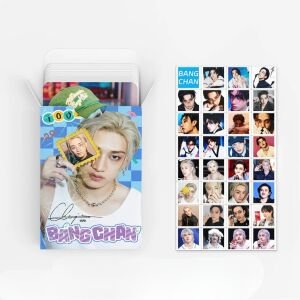 STRAY KIDS '' Bangchan '' Çift Yön Baskılı Lomo Card Seti (60 Pcs)