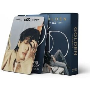 BTS Jungkook '' GOLDEN '' Çift Yön Baskılı Lomo Card Seti