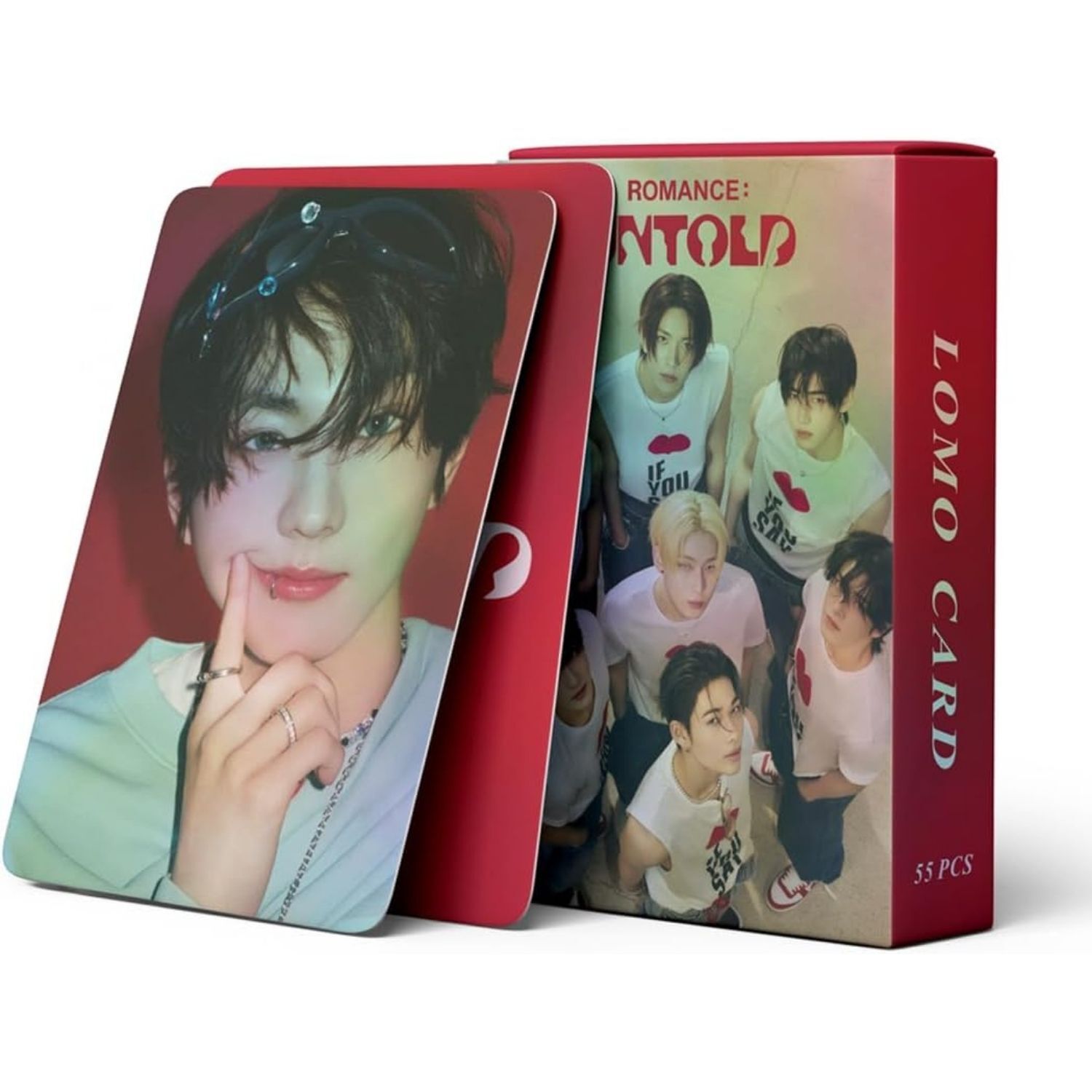 ENHYPEN  '' Romance : UNTOLD ''  Çift Yön Baskılı Hologramlı Laser/Lomo Card Seti