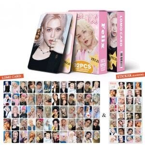 STRAY KIDS '' Felix '' Çift Yön Baskılı Lomo Card Seti (60 Pcs)