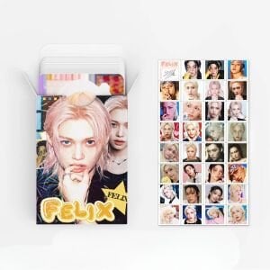 STRAY KIDS '' Felix '' Çift Yön Baskılı Lomo Card Seti (60 Pcs)