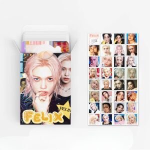 STRAY KIDS '' Felix '' Çift Yön Baskılı Lomo Card Seti (60 Pcs)