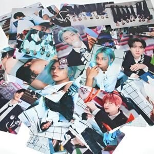 STRAY KIDS '' Rock Star '' Çift Yön Baskılı Lomo Card Seti