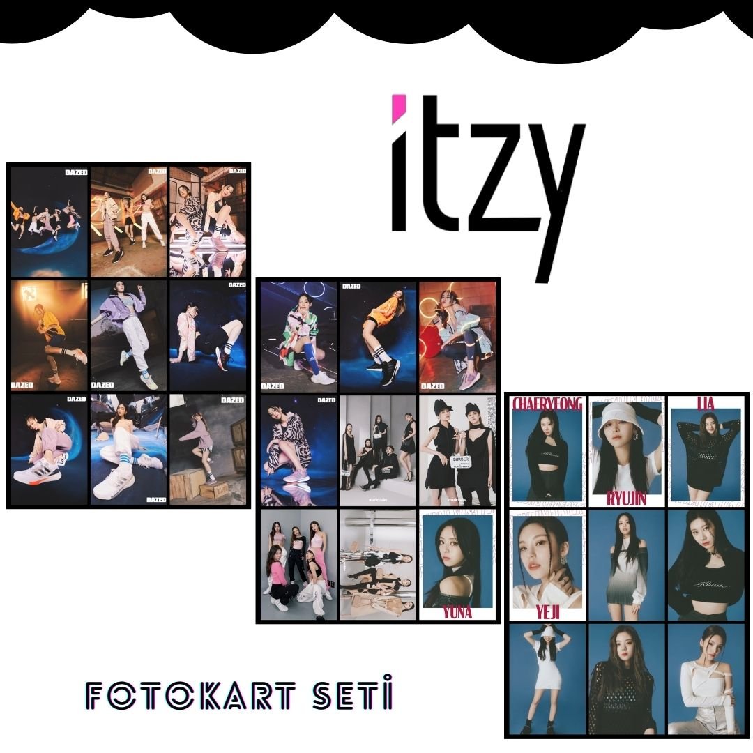 ITZY '' Magazine Kolaj '' Fotokart Seti